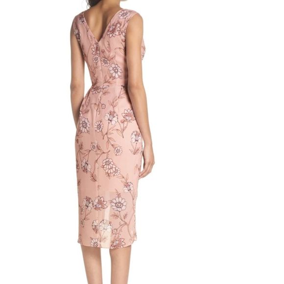 Cooper St Fiorella Floral Draped Sheath Dress - Picture 3 of 7